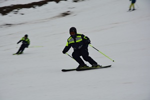 Policjant na nartach